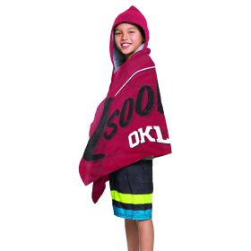 COL 606 Oklahoma - Juvy Hooded Towel, 22"X51"