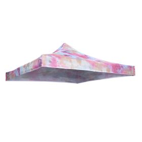 9.6x9.6ft EZ Pop Up Canopy Replacement Top/Tie-dyed