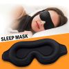 Travel 3D Eye Mask Sleep Soft Padded Shade Cover Rest Relax Sleeping Blindfold