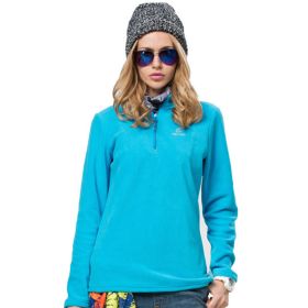 Autumn And Winter Warm Jacket Women's New Style Outdoor Women's Fleece Jacket (Option: Sky Blue-M)