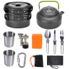 Portable Folding Cookware Set For Outdoor Barbecue Camping Trip Cookware