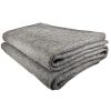 Extra Large Wool Blanket with Zippered Bag | Warm;  Comfortable;  Stylish;  Military | XL Queen / King - 72 x 92 in;  80% wool;  5.35 lbs | Camping;