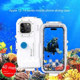 Applicable Mobile Phone Underwater Housings 40 M Sealed Waterproof Case (Option: Apple 15)