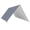 Waterproof Camping Tarp Kit Tent Canopy Rain Fly Awning Shelter for Outdoor Picnic Hammock Hiking Backpacking Travelling UV Protection