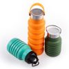 500ML Large Capacity Silicone Sports Water Bottle Outdoor Folding Water Cup For Climbing Travel