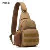 Tactical Shoulder Bag; Molle Hiking Backpack For Hunting Camping Fishing; Trekker Bag